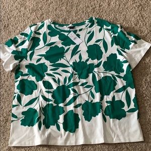 Ann Taylor Floral T-Shirt